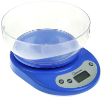 Кухонные весы HomeStar HS-3001 (голубой) - 