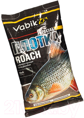 Прикормка рыболовная Vabik Special Плотва Черная / 6695 (1кг)