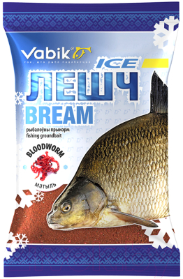 Прикормка рыболовная Vabik Ice Мотыль / 6543 (750г)