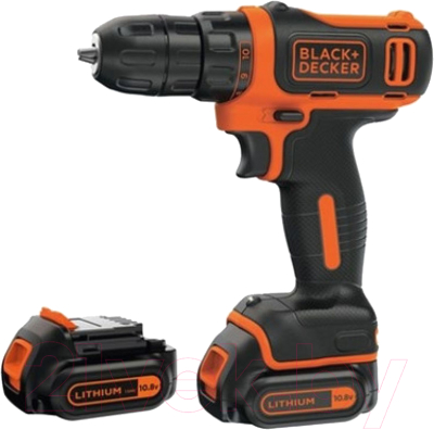 

Аккумуляторная дрель-шуруповерт Black & Decker, BDCDD12KB-QW