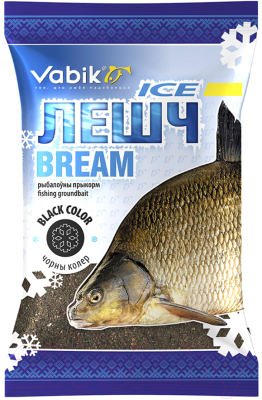 Прикормка рыболовная Vabik Ice Черная / 6542 (750г)