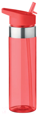 Бутылка для воды Mid Ocean Brands Sicilia / MO9227-25 (прозрачный красный)