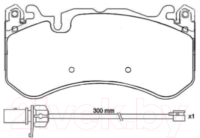 Тормозные колодки Brembo P50127