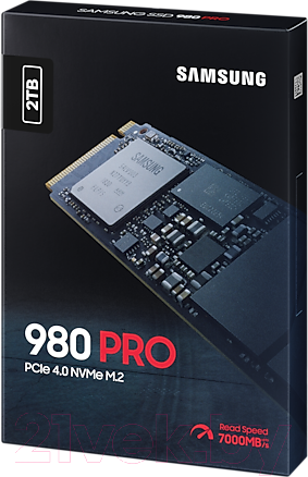 SSD диск Samsung 980 Pro 2TB (MZ-V8P2T0B)