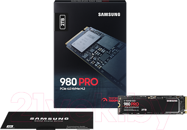 SSD диск Samsung 980 Pro 2TB (MZ-V8P2T0B)