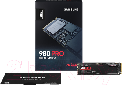 SSD диск Samsung 980 Pro 2TB (MZ-V8P2T0B)