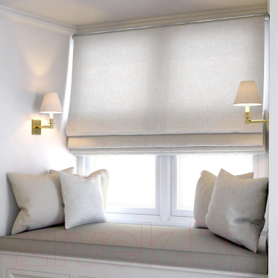 Изображение товара Римская штора Jalux Скандинавский лист 0467/12 65x170 (бежевый)