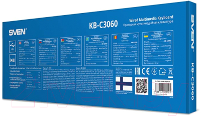 Изображение товара Клавиатура Sven KB-C3060 (черный)