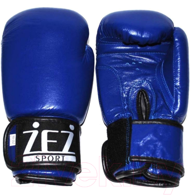 Боксерские перчатки ZEZ Sport ZTQ-116-12 (синий)