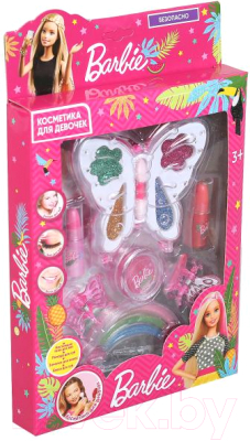 Набор детской декоративной косметики Милая Леди Барби: тени, блеск для губ, помада / 20678A2-BAR