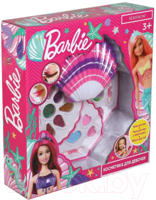Набор детской декоративной косметики Милая Леди Барби: тени для век, блеск для губ / 10388A2-BAR