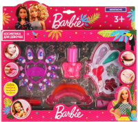 Набор детской декоративной косметики Милая Леди Барби: тени, помада, лак для ногтей / 20577C2-BAR - 
