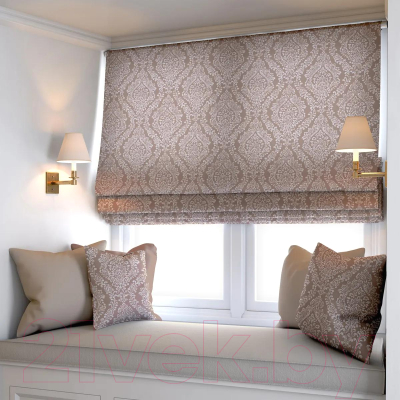 Изображение товара Римская штора Jalux Барокко 0476/2 240x170 (коричневый)