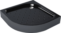 

Душевой поддон МетаКам, Classic Black N 90x90