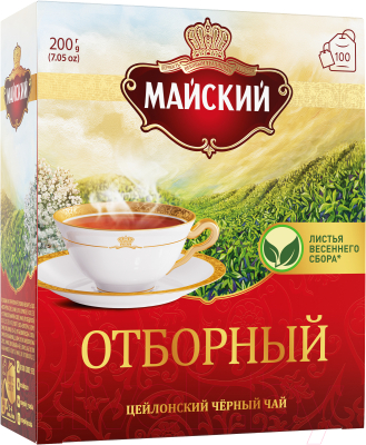 Чай пакетированный Майский чай Отборный / 100708 (100пак)