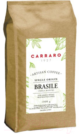 Кофе в зернах Carraro Brasile