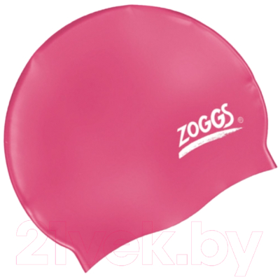 Шапочка для плавания ZoggS Silicone Cap / 300781 (розовый)