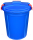 Бак пластиковый Эльфпласт Геркулес ЕР567 (45л, синий) - 