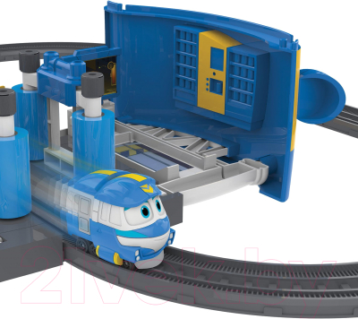 Железная дорога игрушечная Robot Trains Мойка Кея / 80171