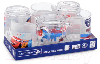 Набор кружек Luminarc Disney Cars L2131 (6шт)