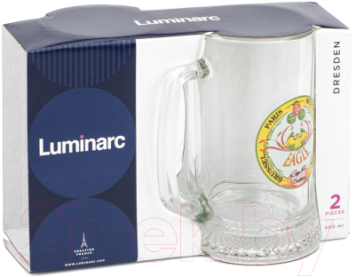 Набор пивных кружек Luminarc Drezden H5549 (2шт)