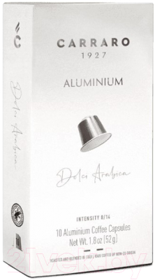 

Кофе в капсулах Carraro, Dolce Arabica ALL стандарта Nespresso