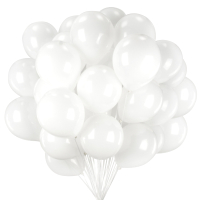 Набор воздушных шаров Золотая сказка 105000 (50шт, белый) - 