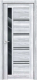 Дверь межкомнатная Velldoris Xline 1 60x200 (клен айс/лакобель черный) - 