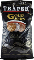 Прикормка рыболовная Traper Gold Magic Black / 3731 (1кг) - 