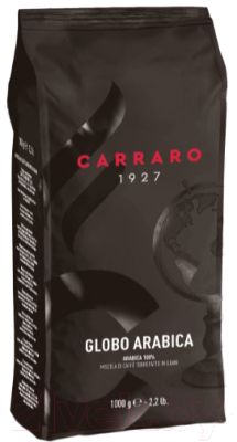 Кофе в зернах Carraro Globo Arabica 100% арабика (1кг)