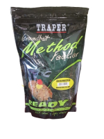 Прикормка рыболовная Traper Method Feeder Ready марципан зеленый / 897 (750гр) - 