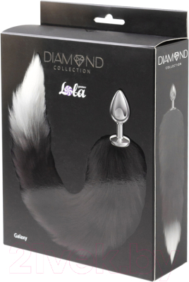 Пробка интимная Lola Games Diamond Galaxy / 4019-01lola (серый)
