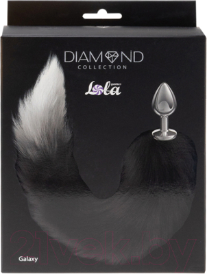 Пробка интимная Lola Games Diamond Galaxy / 4019-01lola (серый)