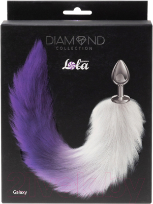 Пробка интимная Lola Games Diamond Galaxy / 4019-03lola (фиолетовый)