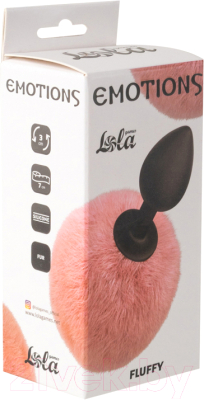 Пробка интимная Lola Games Emotions Fluffy / 4017-02lola (розовый)