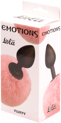 Пробка интимная Lola Games Emotions Fluffy / 4017-02lola (розовый)