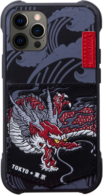 Чехол-накладка Skinarma Densetsu для iPhone 12 Pro Max (дракон)