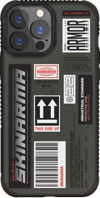 Чехол-накладка Skinarma Taito для iPhone 13 Pro Max (черный)