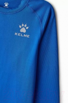 Термокофта детская Kelme Tech Fit Long Sleeve Thick Kids / 3893113-400 (120, синий)