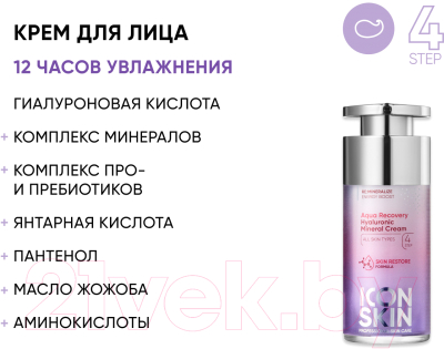 Набор косметики для лица Icon Skin Re:Mineralize №3 Для ухода за всеми типами кожи (2шт)