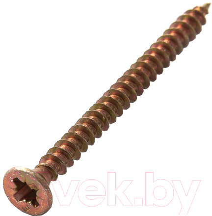 Саморез ЕКТ Универсальный 4.5х40 / BW000139 (500шт, желтый цинк)