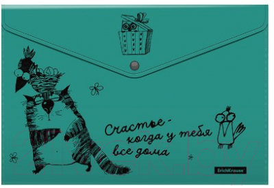 Изображение товара Набор папок Erich Krause Zen Cats / 54905 (4шт)