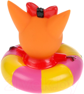 Игрушка для ванной Капитошка Три Кота. Карамелька на круге / LXMKAR-02TC