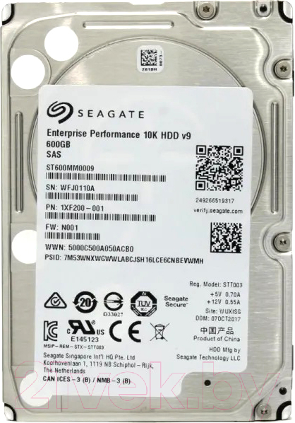 Жесткий диск Seagate 10K SAS 2.0 600Gb (ST600MM0009)