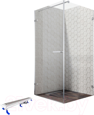 

Душевой уголок Ambassador, Set 100x100 / 10011102L-ST3