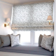 Миниатюра изображения товара Римская штора Jalux Вензеля 0502/1 65x170 (серый)