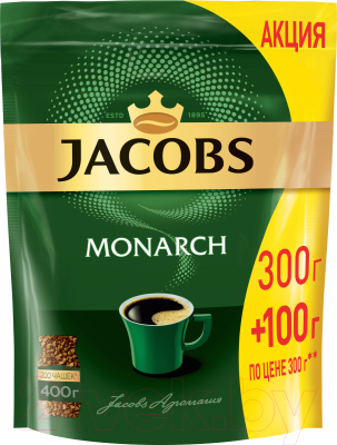 Кофе растворимый Jacobs Monarch (400г)