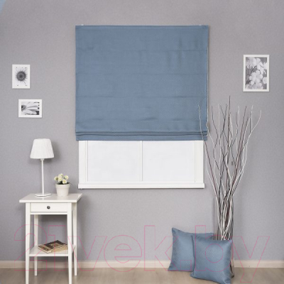 Изображение товара Римская штора Jalux Классик 79205 90x170 (голубой)
