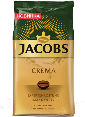 Кофе в зернах Jacobs Crema (1кг)