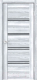 Дверь межкомнатная Velldoris Xline 4 60x200 (клен айс/лакобель черный) - 
